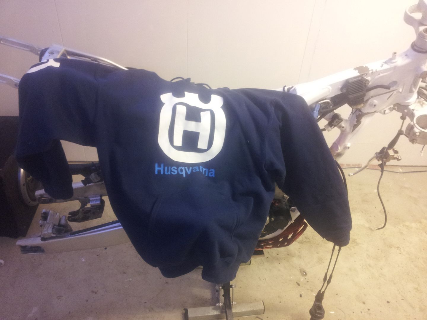 Husqvarna TE510 09 rebuild after crash SuperMoto Junkie